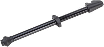 DT Swiss Aluminum Tubeless Valve - MTB or Road, 66-80mm, Black, Single EA Tubeless Valves