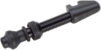 DT Swiss Aluminum Tubeless Valve - MTB or Road, 18-25mm Cylindrical Rim, Black, Single EA Tubeless Valves