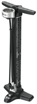 Topeak Joe Blow Twin Turbo Floor Pump SmartHead, Black EA Floor Pump