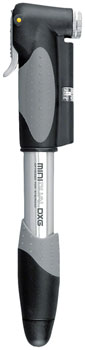 Topeak Mini Dual DXG Mini Pump- 140psi, With Gauge, Silver/Black EA Frame Pump