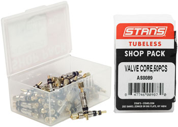 Stan's Tubeless Universal Valve Cores - Presta, 50 Pack PAK Valve Part