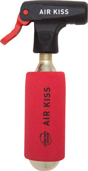 Planet Bike Air Kiss CO2 Inflator: Includes 16g Threaded Cartridge and Sleeve EA CO2 and Pressurized Inflation Device
