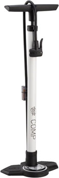 Planet Bike Comp 2.0 Floor Pump: White EA Floor Pump