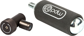 PDW Portland Design Works Fatty Object CO2 Inflator and cartridge: Includes 38g CO2 and Insulated Sleeve EA CO2 and Pressurized Inflation Device