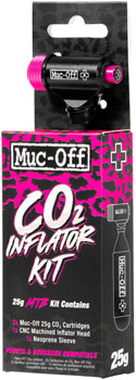 Muc-Off MTB Inflator Kit EA CO2 and Pressurized Inflation Device