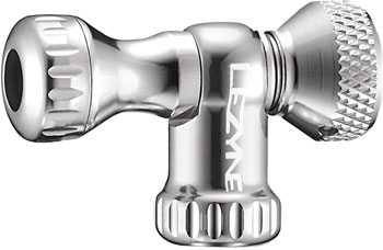 Lezyne Control Drive Co2 Slip fit head only Silver EA CO2 and Pressurized Inflation Device