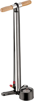 Lezyne Alloy Floor Drive Pump Standard Length: ABS-1 Chuck, Silver EA Floor Pump