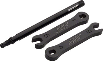 Zipp Tangente Aluminum Knurled Valve Extender - 98mm for 1080, 1 Piece, for Removable Presta Valve, Black EA Valve Extender