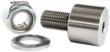 Robert Axle Project QR Hitch Adapter, 5mm QR Silver EA Trailer Hitch Parts
