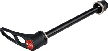 DT Swiss RWS MTB Front Thru Axle - 9 x 100mm, Overall Length 115mm, M9 x 1.0mmThread Pitch, Flat Washer Black EA Front QR Skewer