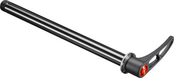 DT Swiss RWS MTB Thru Bolt: 15 x 150mm, Overall Length 198mm, M15 x 1.5mm Thread Pitch, Flat Washer, Aluminum Lever Black EA Thru Axle