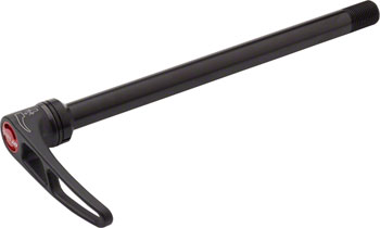 DT Swiss RWS MTB Rear Thru Axle - 12 x 142mm, Overall Length 167.7mm, M12 x 1.0mm Thread Pitch, Flat Washer, Plug-in Lever Black EA Thru Axle