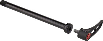DT Swiss RWS MTB Rear Thru Axle - 12 x 142mm, Overall Length 162.5mm, M12 x 1.0mm Thread Pitch, X-12 System, Plug-in Lever Black EA Thru Axle
