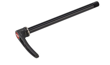 DT Swiss RWS MTB Rear Thru Axle - 12 x 142mm, Overall Length 163mm, M12 x 1.5mm Thread Pitch, Flat Washer, Plug-in Lever Black EA Thru Axle