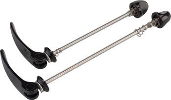Zipp Tangente Quick Release Skewer Set - 100mm/130mm, Titanium, Black With Black Logo PAA Quick Release Skewer Pair