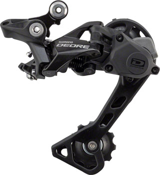 Shimano Deore RD-M6000-GS Rear Derailleur - 10 Speed, Medium Cage, Black Black EA Rear Derailleur