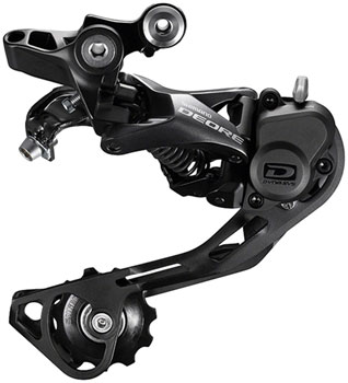 Shimano Deore RD-M6000-SGS Rear Derailleur - 10 Speed, Long Cage, Black Black EA Rear Derailleur