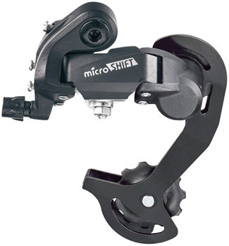 microSHIFT M21 Rear Derailleur - 6,7 Speed, Short Cage, Black EA Rear Derailleur