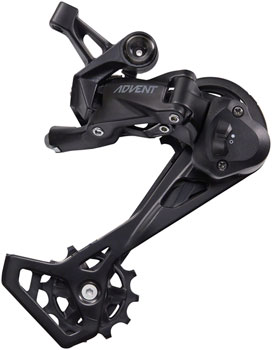 microSHIFT ADVENT Rear Derailleur - 9 Speed, Long Cage, Black, With Clutch Black EA Rear Derailleur