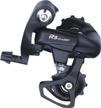 microSHIFT R8 Rear Derailleur - 8,9 Speed, Short Cage, Black EA Rear Derailleur