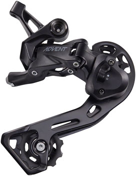 microSHIFT ADVENT Rear Derailleur - 9 Speed, Medium Cage, Black, With Clutch Black EA Rear Derailleur