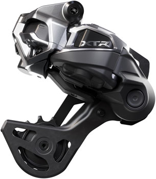 Shimano XTR RD-M9250-GS Di2 Wireless Rear Derailleur - 12-Speed, Medium Cage, Shadow ES, Black/Gray Black/Gray EA Rear Derailleur