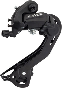 microSHIFT M21 Rear Derailleur - 6/7 Speed, Long Cage, Black EA Rear Derailleur