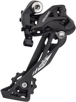 microSHIFT XLE Rear Derailleur - 10 Speed, Long Cage, Black EA Rear Derailleur