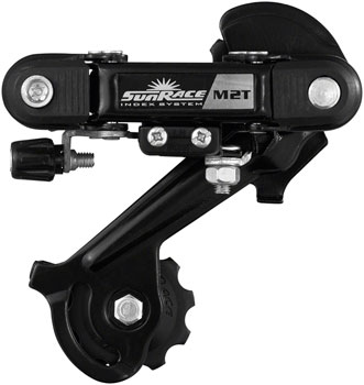 SunRace M2T Rear Derailleur - 6/7-Speed, Long Cage, Direct, Black EA Rear Derailleur