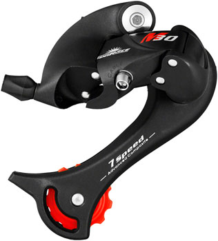 SunRace M37 Rear Derailleur - 7-Speed, Long Cage, Black EA Rear Derailleur