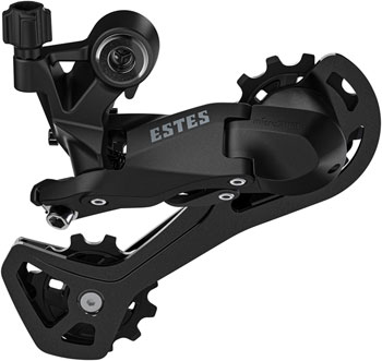 microSHIFT Estes 2x Rear Derailleur - 7/8/9-Speed, Long Cage, 28-32t Max Cog, 11-14t Min Cog, 43t Capacity, Black EA Rear Derailleur