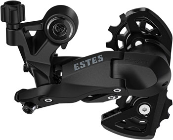 microSHIFT Estes 1x Rear Derailleur - 7/8/9-Speed, Super Short Cage, 28-32t Max Cog, 11-14t Min Cog, 21t Capacity, Black EA Rear Derailleur