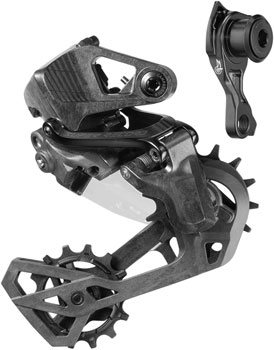Campagnolo Super Record 13 WRL Road Rear Derailleur - 13-Speed, Wireless, Medium Cage, Direct Mount UDH, Black EA Rear Derailleur