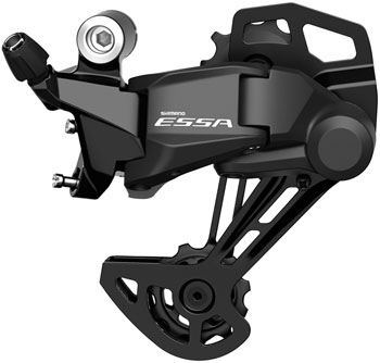 Shimano ESSA RD-U2000-GS Rear Derailleur - 8-Speed, Shadow Design, Direct Attach, Medium Cage, Black Black EA Rear Derailleur