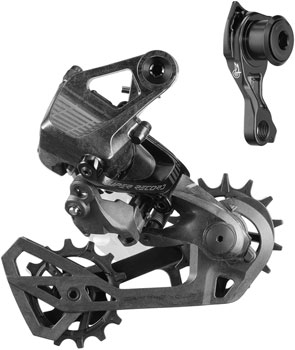 Campagnolo Super Record 13 WRL All Road Rear Derailleur - 13-Speed, Wireless, Medium Cage, Direct Mount UDH, w/o Battery, Clutched, Black EA Rear Derailleur