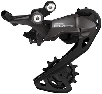 Shimano CUES RD-U6040 Rear Derailleur - 11-Speed, Shadow RD Design, Top Normal, Direct Attach, Long Cage, Black Black EA Rear Derailleur