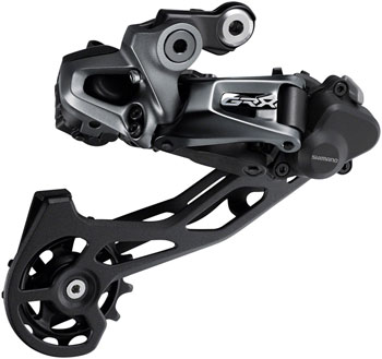 Shimano GRX RD-RX815 Rear Derailleur - 11-Speed, Long Cage, Black, With Clutch, Di2, For 1x and 2x Black EA Rear Derailleur