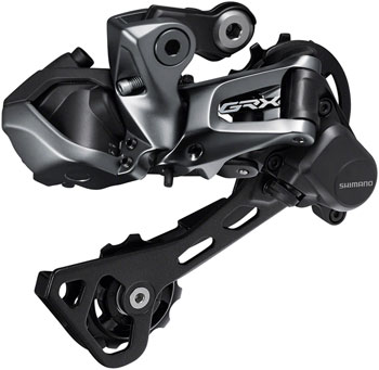 Shimano GRX RD-RX817 Rear Derailleur - 11-Speed, Long Cage, Black, With Clutch, Di2, For 1x Black EA Rear Derailleur