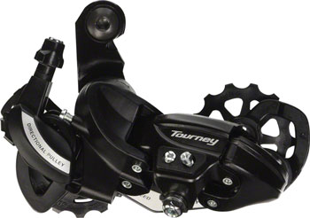 Shimano Tourney RD-TY500-SGS Rear Derailleur - 6,7 Speed, Long Cage, Black, Shimano Rear Direct Mount Black EA Rear Derailleur