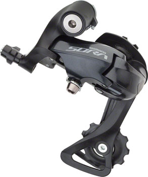 Shimano Sora RD-R3000-SS Rear Derailleur - 9 Speed, Short Cage, Black Black EA Rear Derailleur