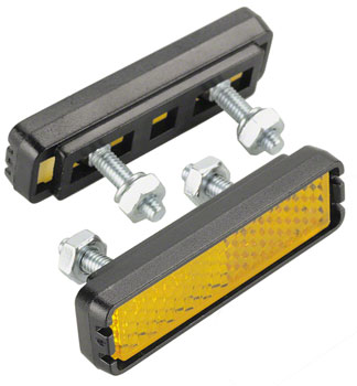 Wellgo Bolt-on Pedal Reflector Set PAA Reflector