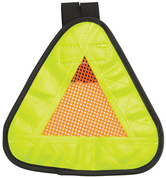 Aardvark Reflective Triangle Yield Symbol 7x7" with Velcro Strap EA Reflector
