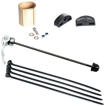 Old Man Mountain Front Fit Kit - Cut to Fit 5mm Thru-Axle QR Kit, Front or Rear EA Bicycle Mounted Rack Part