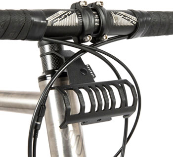 Restrap Bumper Bar Bag/Accessory Mount - Fits 1-1/8" Threadless Steerer Tubes, Black EA Other Rack