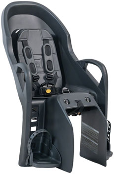 Burley Dash Rack Mount Child Seat - Black/Grey Black/Gray EA Child Carrier