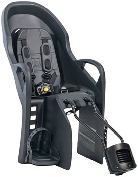 Burley Dash Frame Mount Child Seat - Extended Rails Black/Gray EA Child Carrier