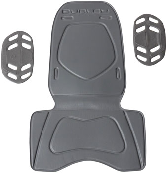 Burley Dash Seat Pads - Gray EA Other Trailer Parts