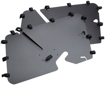 Benno Rack #3 Poly Wheel Guard Set - For Boost EVO 1-5, Black EA Cargo Bike Accessory