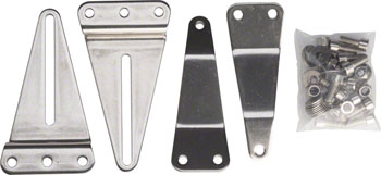 Surly Front Rack Plate Kit #1 Pavement Bikes EA Bicycle Mounted Rack Part