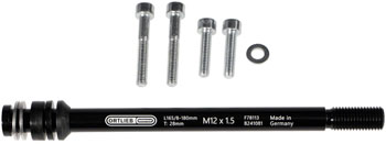 Ortlieb Thru Axle M6-Connector - 1.5mm, Black EA Bicycle Mounted Rack Part